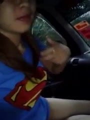 Couple Superman T-shirt baru balik dari Mall