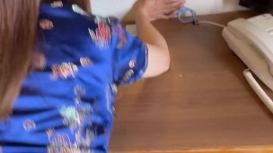 【ペロちゃんの性日記】バックでガン突きされるチャイナコスプレのペロちゃん♡ハメ撮り♡中出し