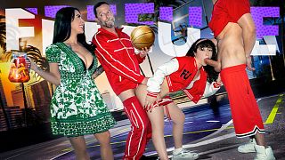 Pixie’s Teasing Turns into a Non-Stop Orgy with Stepdad and Stepbrother